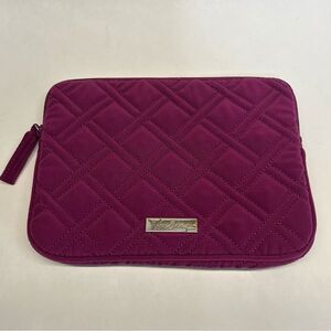 Vera Bradley Quilted Pink Purple Tablet E Reader Sleeve 8.5” X 6.5”